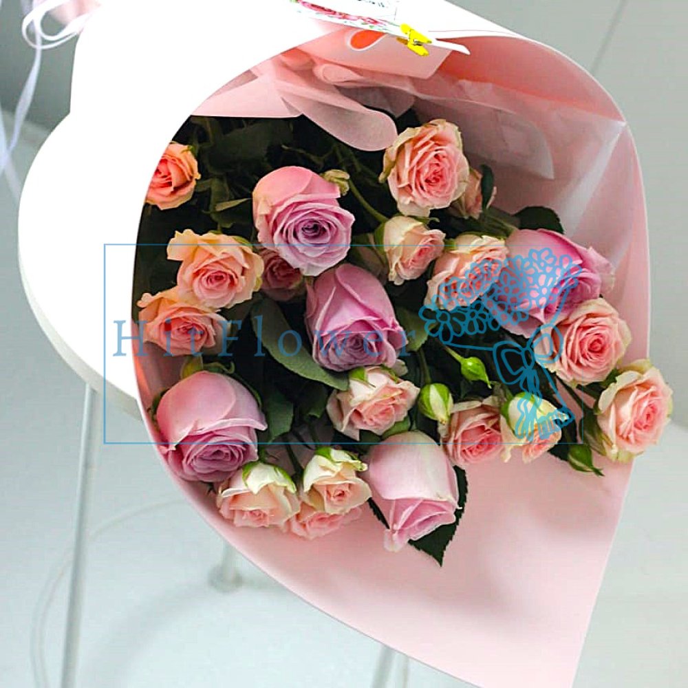 Букет роз Лепестки нежности